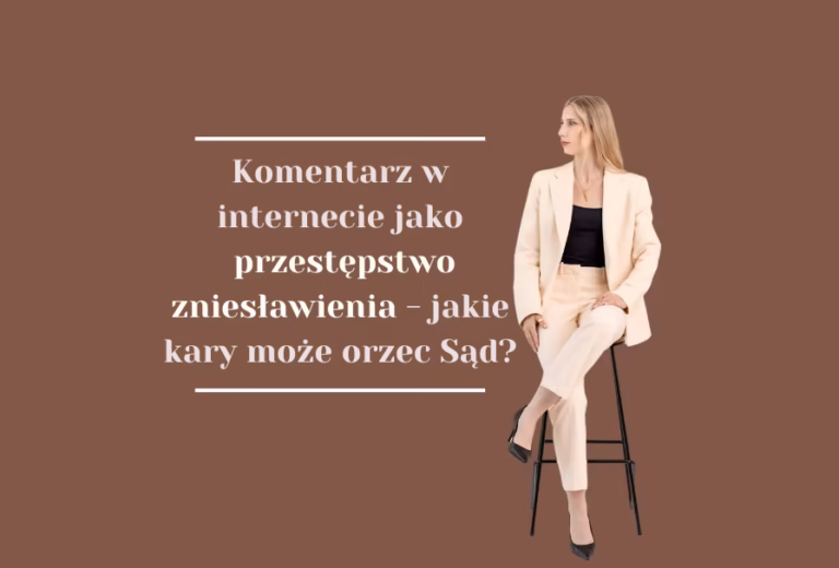 Przęstepstwo zniesławienia (pomówienia) w internecie – jakie kary grożą sprawcy?